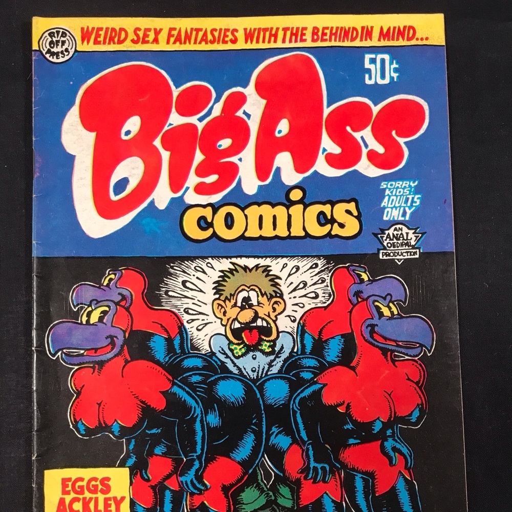 BIG ASS COMICS by RIP OFF PRESS Underground Robert Crumb Classic 1969